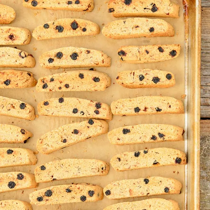 Blueberry Pecan Biscotti | Magnolia Days