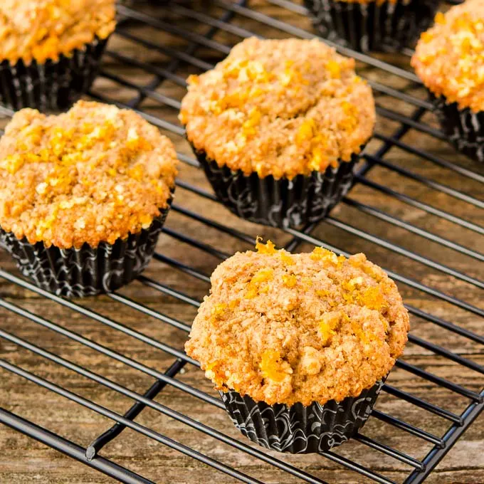 Pear Bran Muffins Topped with Orange Zest | Magnolia Days