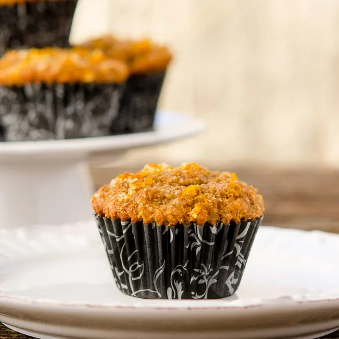 Pear Bran Muffins Topped with Orange Zest | Magnolia Days
