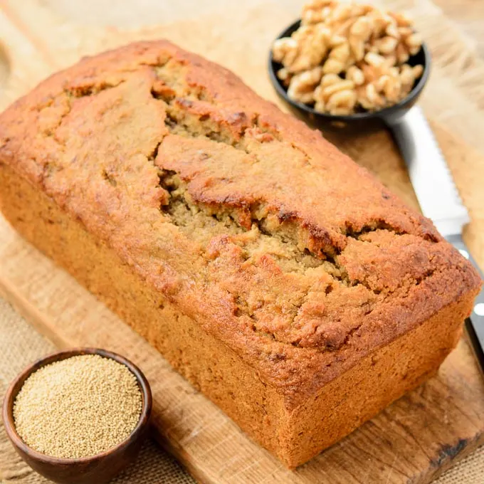 Amaranth Banana Nut Quick Bread | Magnolia Days