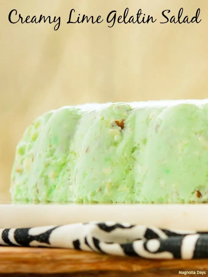 Lime Jell-O Marshmallow Holiday Mold Recipe 