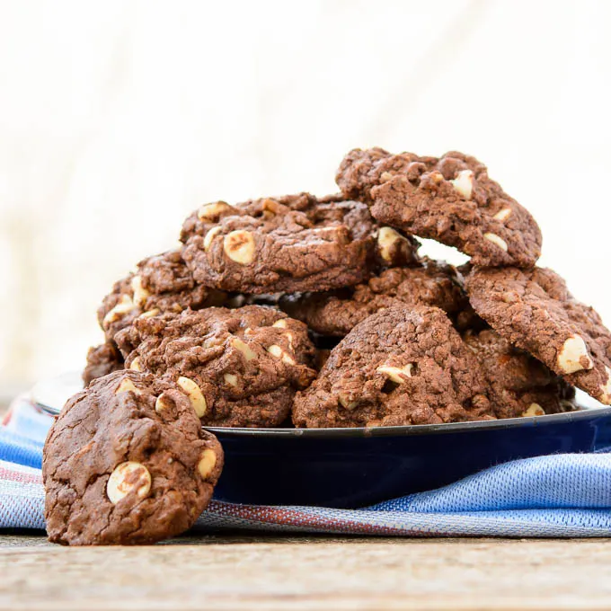 Double Chocolate Brownie Cookies | Magnolia Days