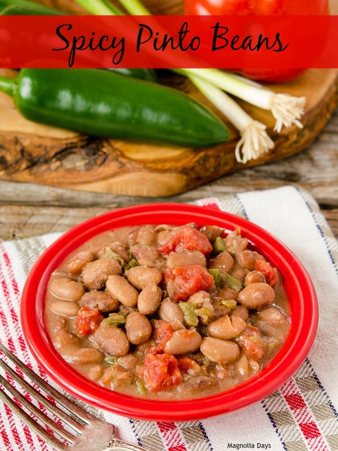 Spicy Pinto Beans | Magnolia Days