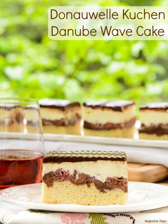 Donauwelle Kuchen (Danube Wave Cake) | Magnolia Days