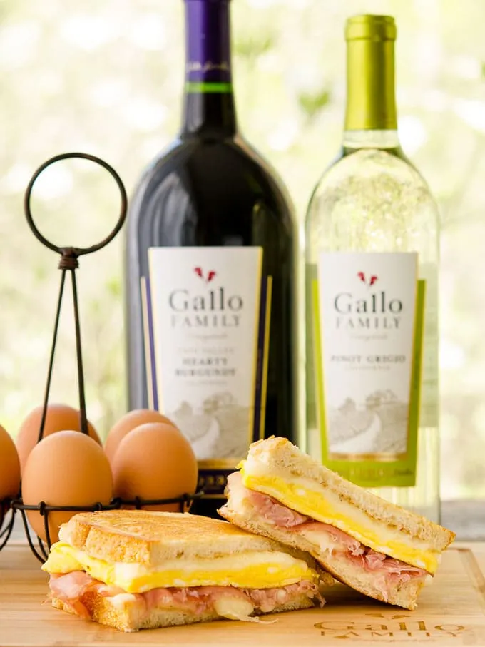 Egg Prosciutto Grilled Cheese Sandwich | Magnolia Days
