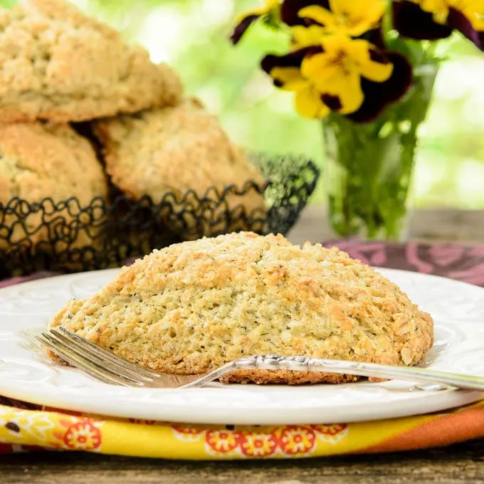 Lavender Poppy Seed Scones | Magnolia Days