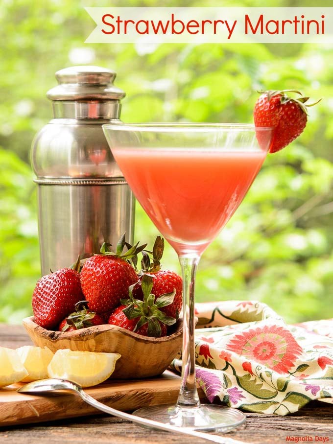 Strawberry Martini | Magnolia Days