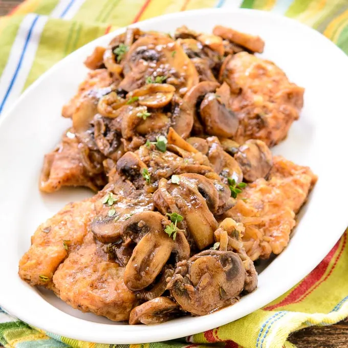 Garlicky Balsamic Chicken and Mushrooms | Magnolia Days