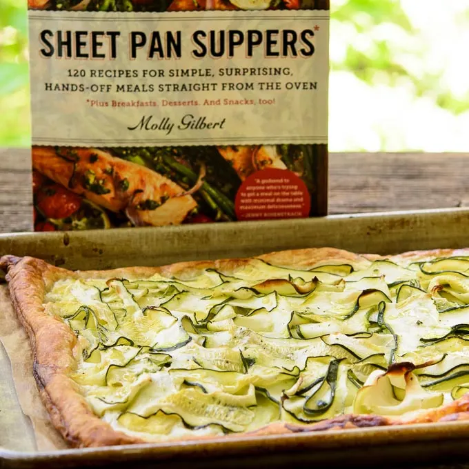 Herbed Goat Cheese and Zucchini Tart | Magnolia Days