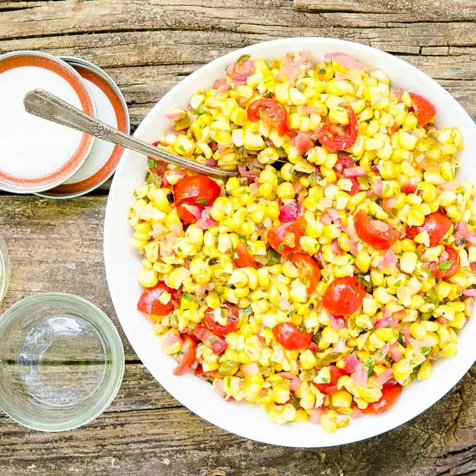 Grilled Corn Relish | Magnolia Days