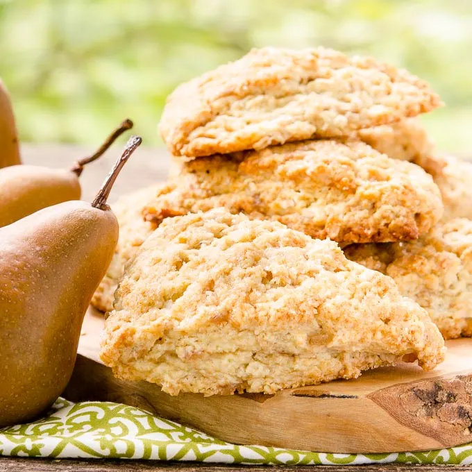 Ginger Pear Scones | Magnolia Days