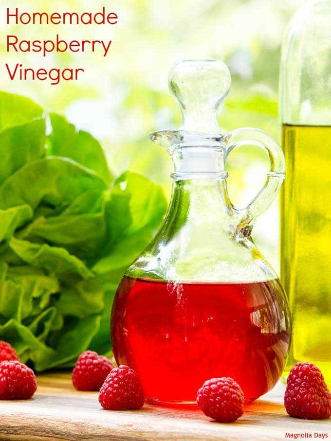 Homemade Raspberry Vinegar | Magnolia Days