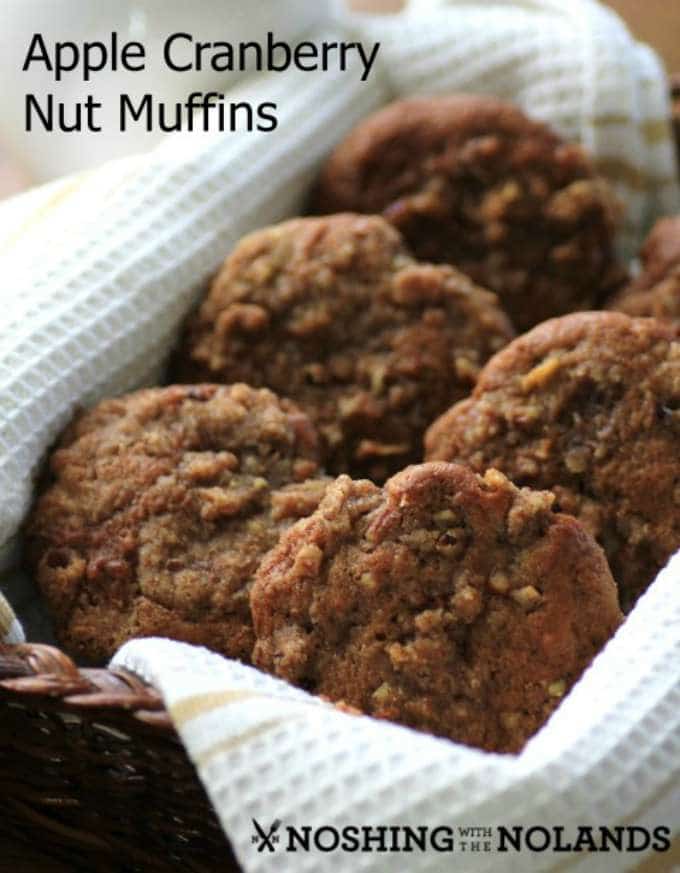 Apple Cranberry Nut Muffins by Noshing With The Nolands