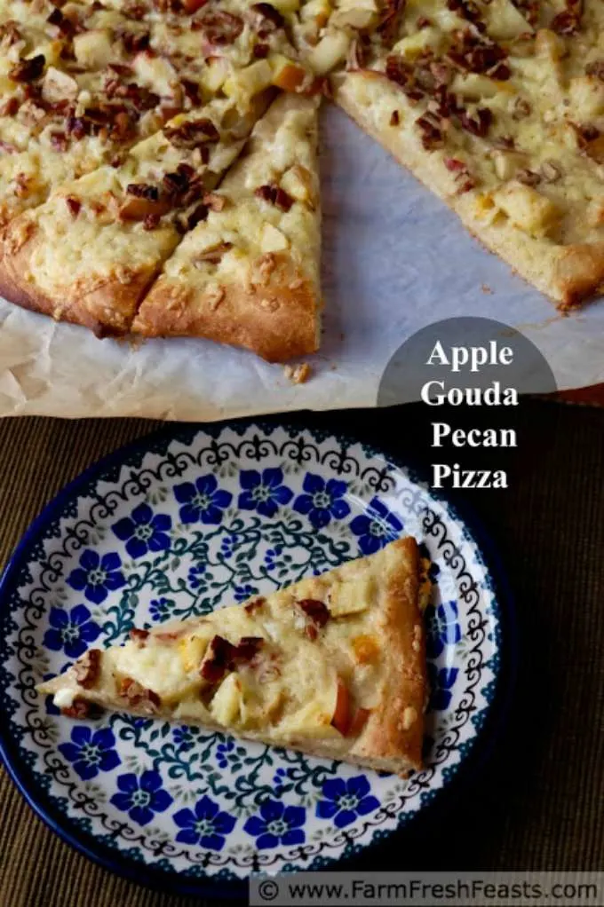 Apple Gouda and Pecan Pizza by Farm Fresh Feasts