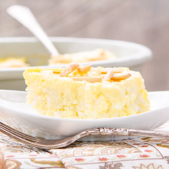 Amaretto Rice Pudding | Magnolia Days