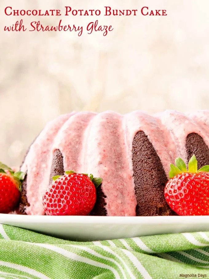 Strawberry Lemon Bundt Cake - Home Cooking Adventure
