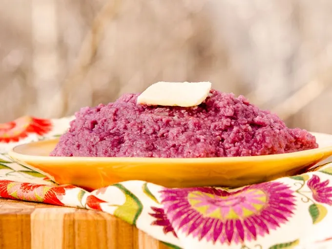 Purple Sweet Potato Grits | Magnolia Days