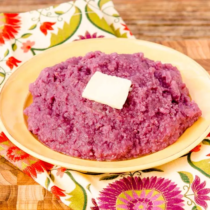 Purple Sweet Potato Grits | Magnolia Days