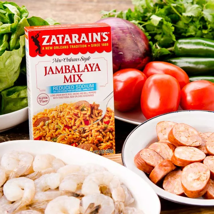 Jambalaya Lettuce Wraps Ingredients | Magnolia Days