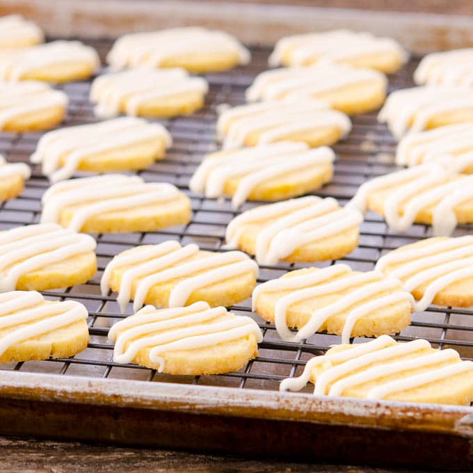 Meyer Lemon Butter Cookies - Magnolia Days