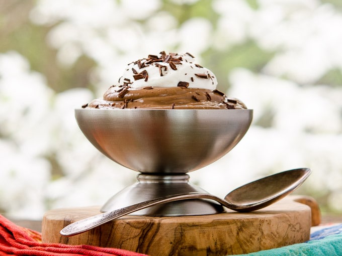 Blender Bourbon Chocolate Pudding | Magnolia Days