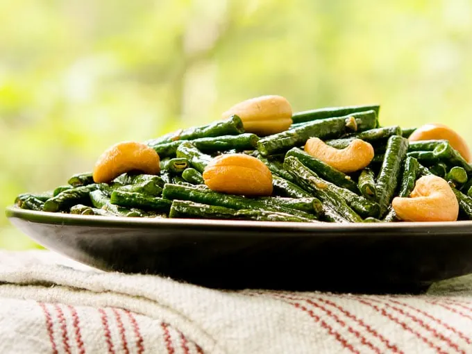 Chinese Long Beans with Cashews - Magnolia Days