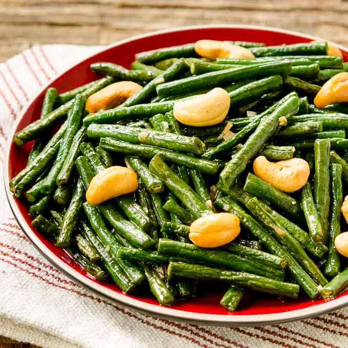 Chinese Long Beans with Cashews | Magnolia Days