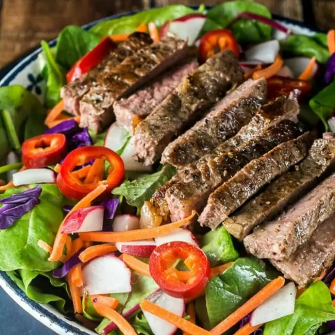 Thai Steak Salad by Flavor Mosaic