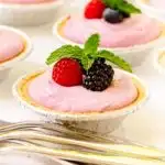 No-Bake Summer Berry Cream Cheese Tarts by Magnolia Days