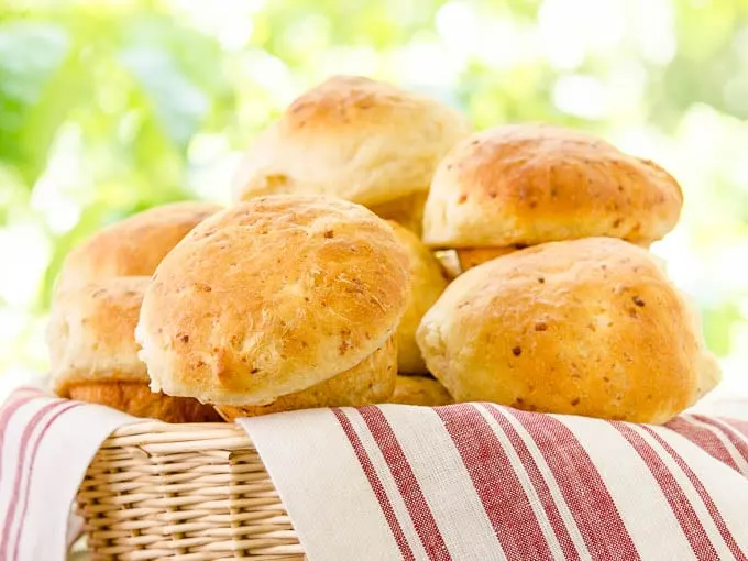 Savory Cheddar Rolls by Magnolia Days