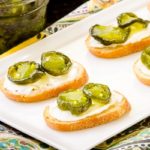 Candied Jalapeño Cream Cheese Crostini by Magnolia Days