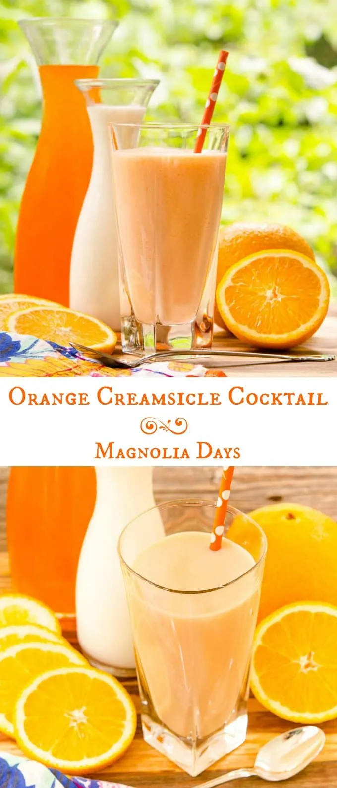 Orange Creamsicle Cocktail is an easy to make, cool and creamy drink that tastes like the classic popsicle. All you have to do is stir, sip, and enjoy!