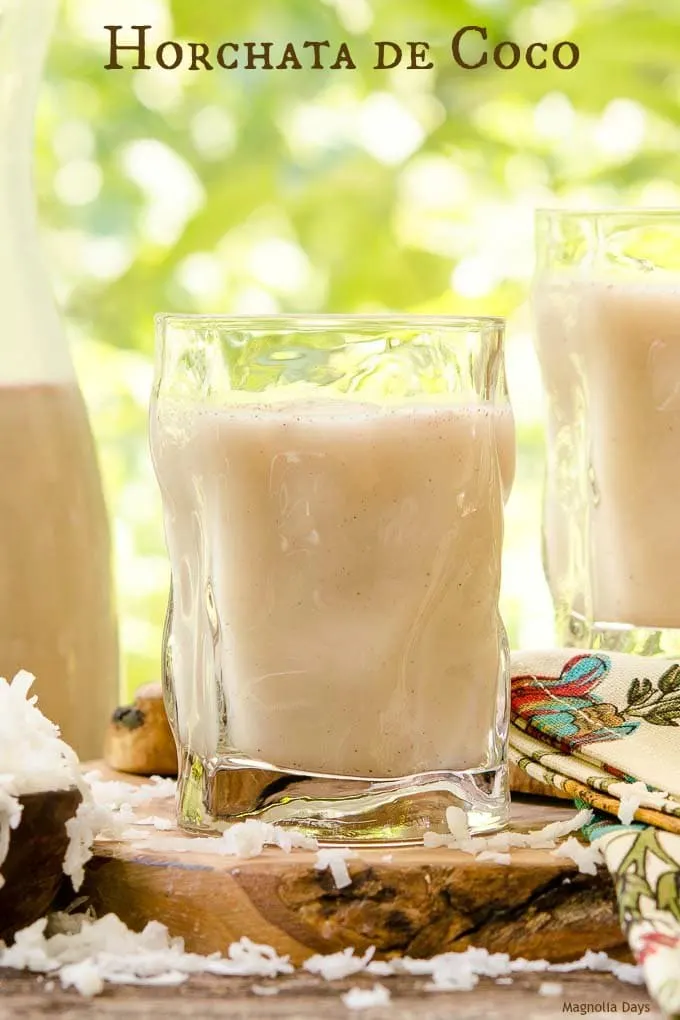 Horchata de Coco is a popular Mexican sweet coconut rice drink. It's a dairy-free, creamy, and cold beverage made with white rice, rice milk, and coconut.