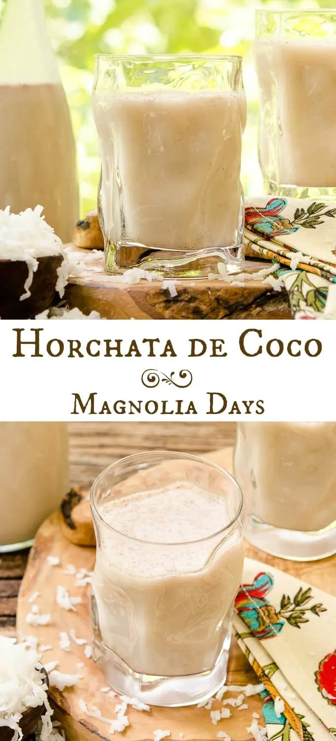 Horchata de Coco is a popular Mexican sweet coconut rice drink. It's a dairy-free, creamy, and cold beverage made with white rice, rice milk, and coconut.