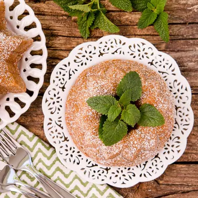 Lemon Balm Bundt Cake by Magnolia Days