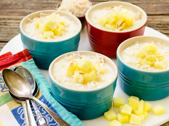 Pineapple Coconut Pudding by Magnolia Days