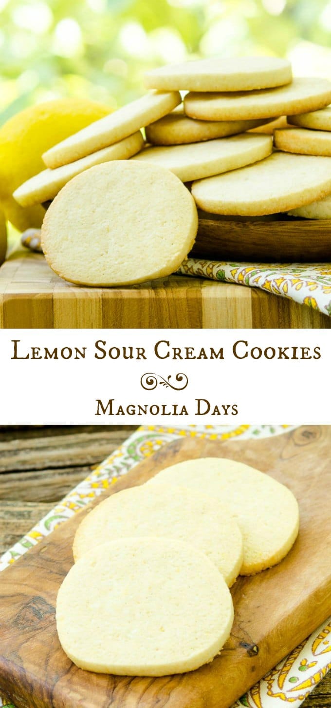 Lemon Sour Cream Cookies are crunchy with a delightful citrus flavor. These simple slice and bake cookies will quickly disappear from your cookie jar.