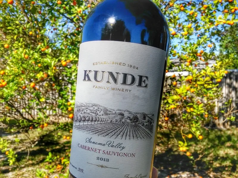 Kunde Cabernet Sauvignon 2013 is considered the 
