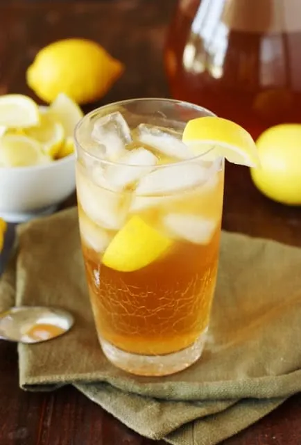 Southern Sweet Tea with Lemon