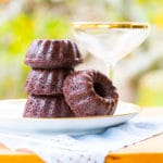 Champagne Chocolate Mini Bundt Cakes with Coupe
