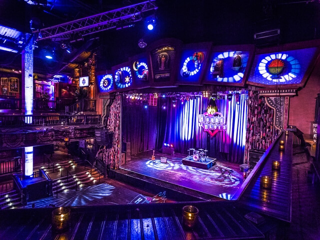 House of Blues Orlando Loge view of stage