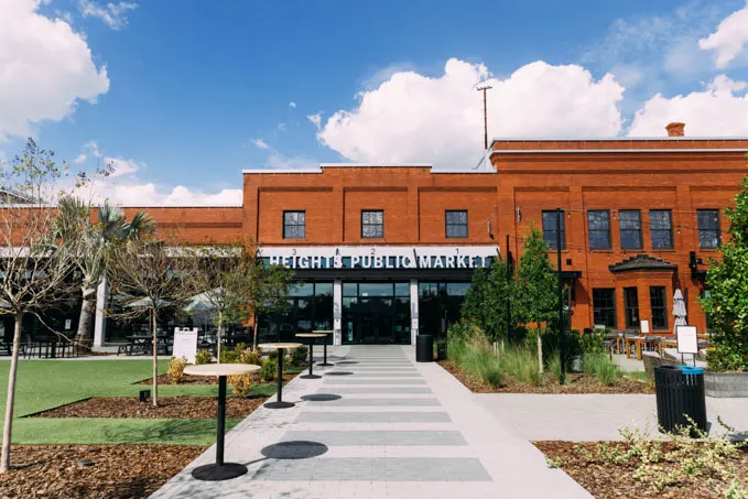 Heights Public Market at Armature Works exterior, one of the best tampa attractions for families