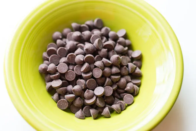 Chocolate chips for melting in the microwave for chocolate covered strawberries